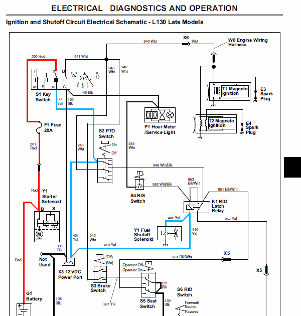John Deere Lawn Tractor Wiring Diagram Diagram John