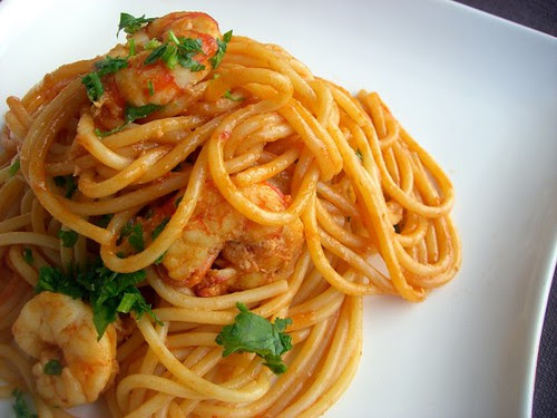 Spaghetti con i gamberoni