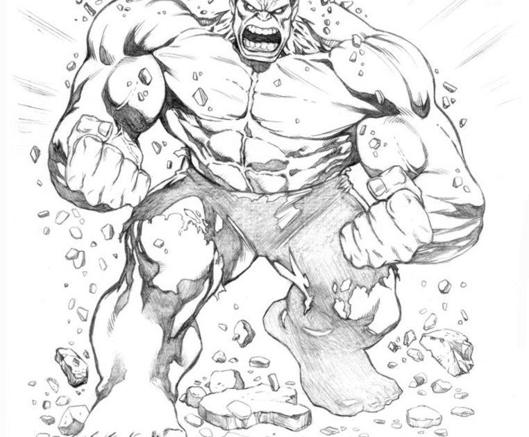 Hulk Coloring Pages - Free Printable Hulk Coloring Pages For Kids