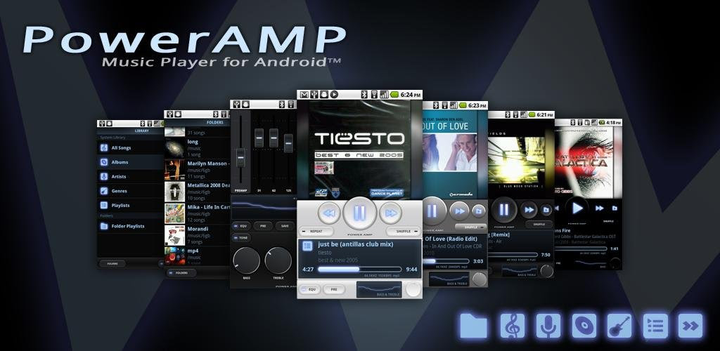 PowerAMP Music Player android app