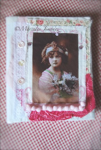 Girl with lilacs