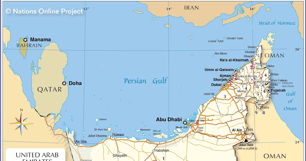 Dubai Karta | Karta Azije