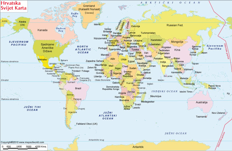 KARTA SVIJETA ~ World Of Map