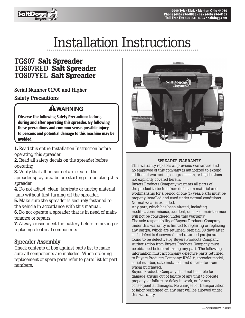 Buyers Salt Spreader Controller Wiring Diagram - Wiring Diagram Source