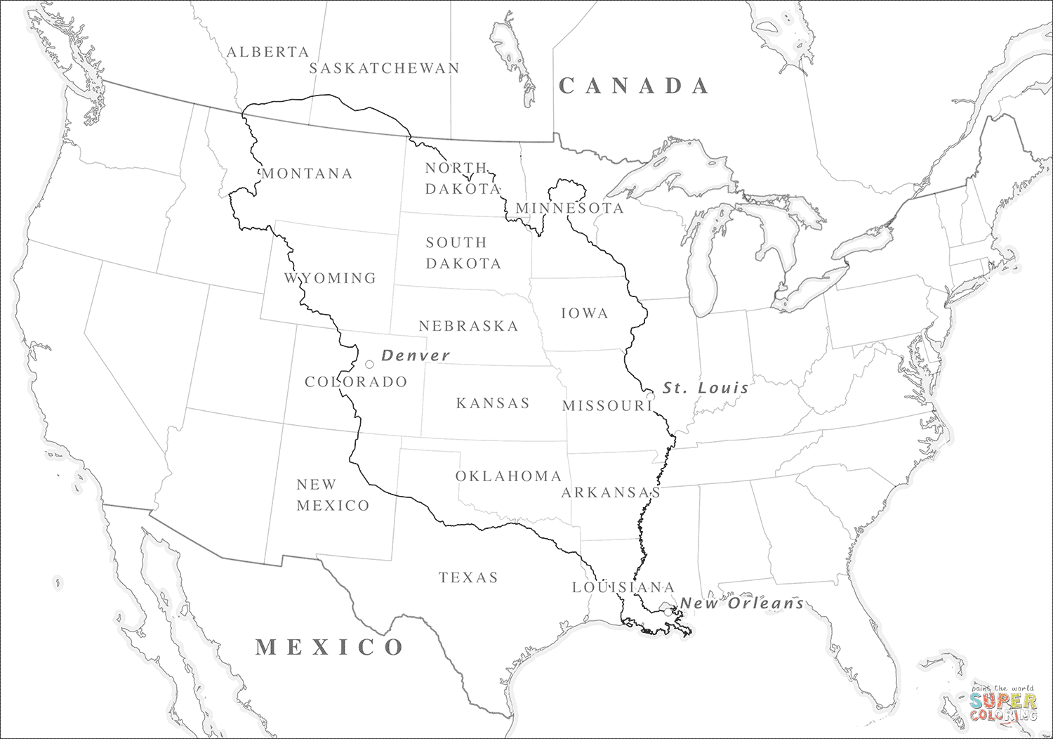 Free Printable 13 Colonies Blank Map Pdf
