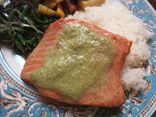 Wasabi Mayonnaise Salmon Recipe