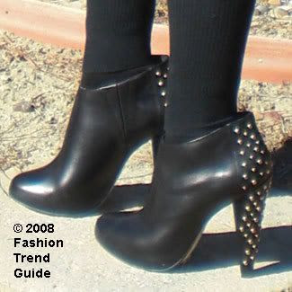Topshop studded ankle boots