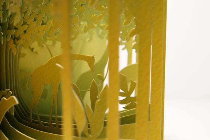 360° Visual Stories Cut into Paper Books by Yusuke Oono 360° Visual Stories Cut into Paper Books by Yusuke Oono silhouettes paper illustration books