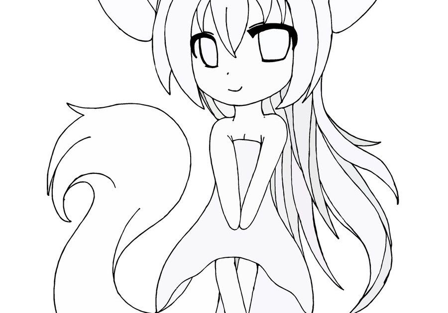 Kawaii Anime Coloring Pages Easy : Kawaii Printable Coloring Pages Woo