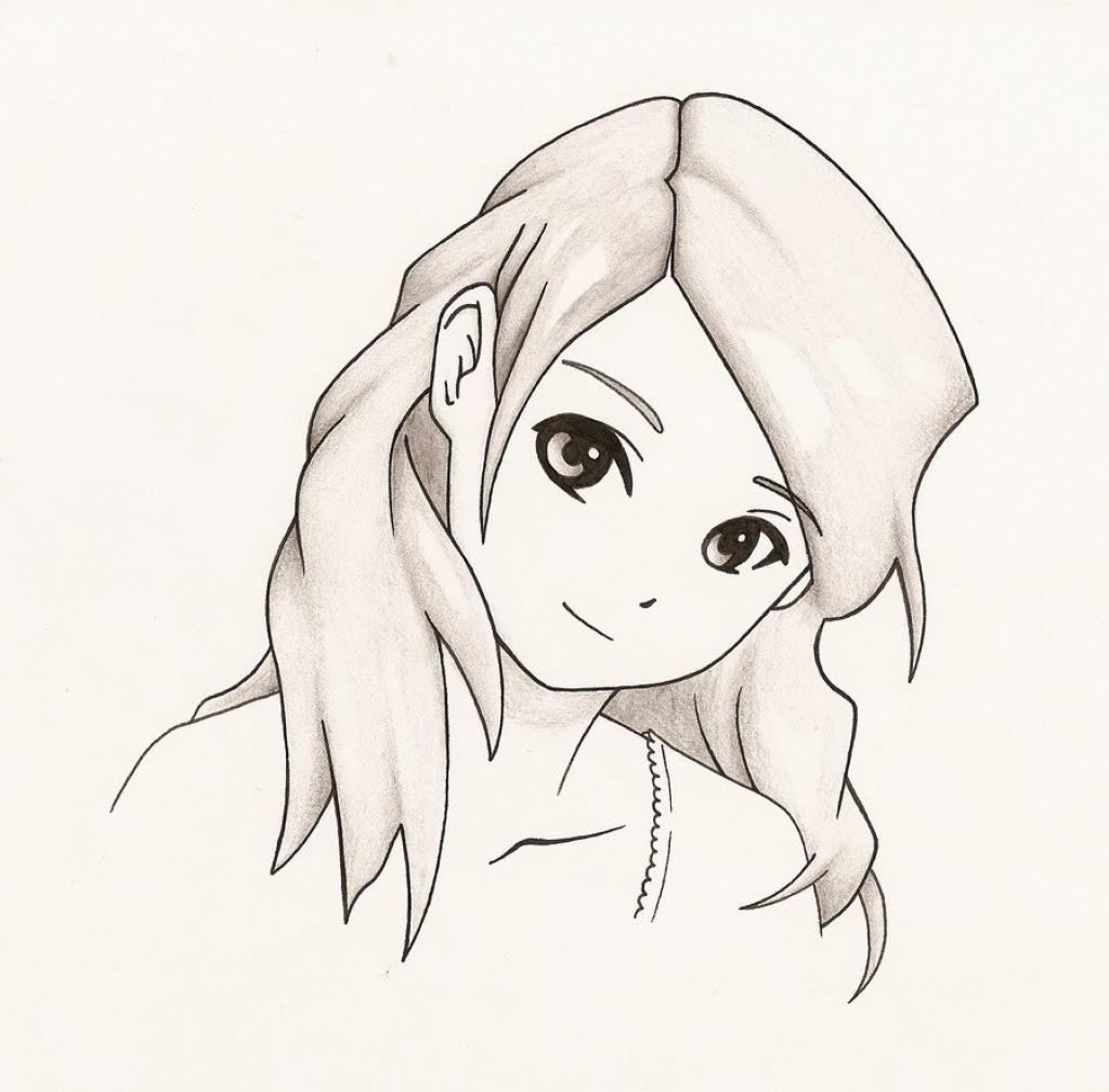 Cute Anime Girl Drawing Easy gambar ke 13