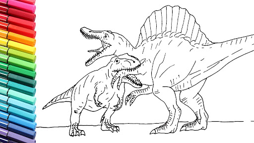 Coloriage Indominus / Pin on Dinosaurs  Coloriage indominus rex l