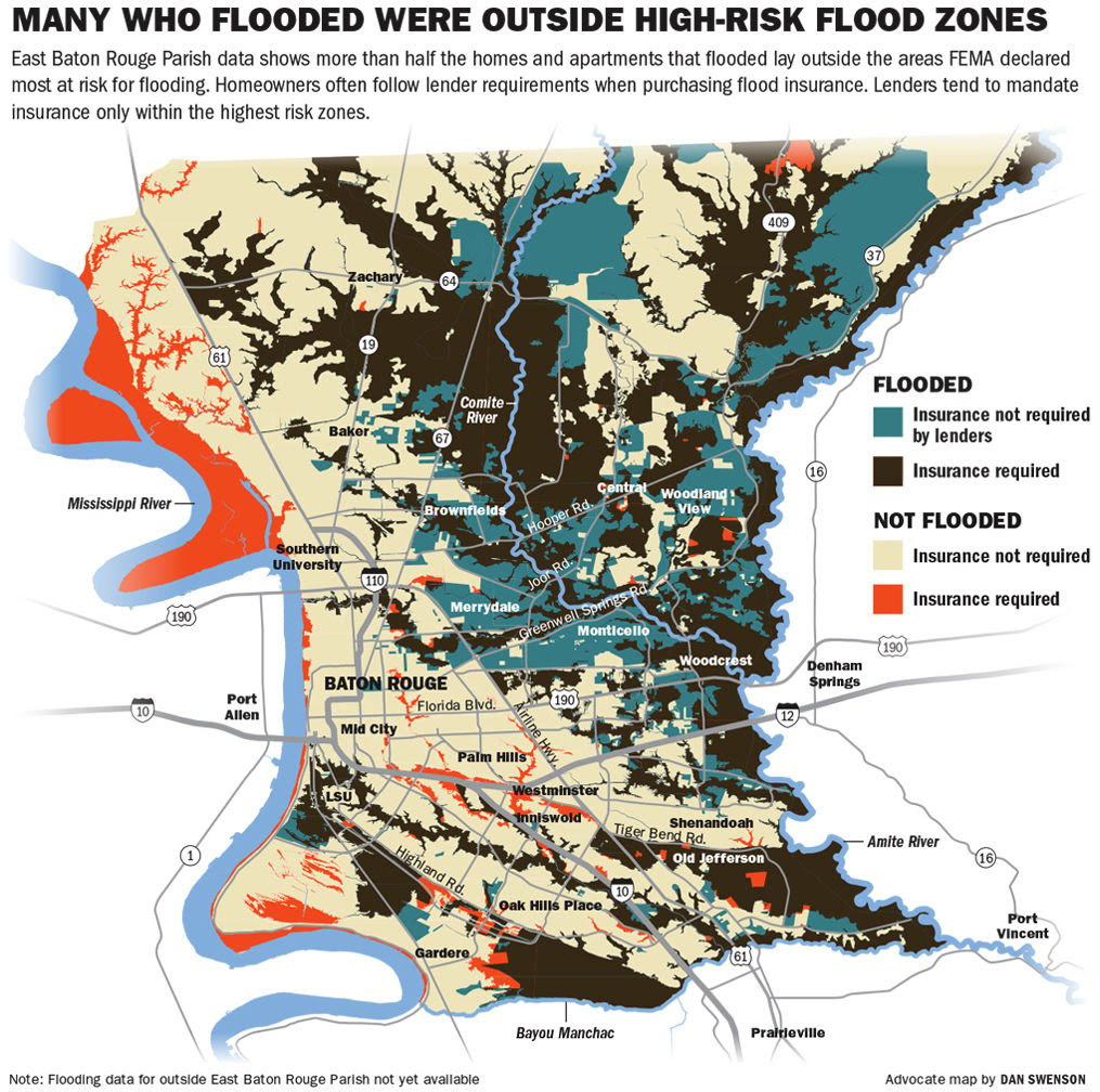 27 Flooding In Baton Rouge Map - Maps Database Source