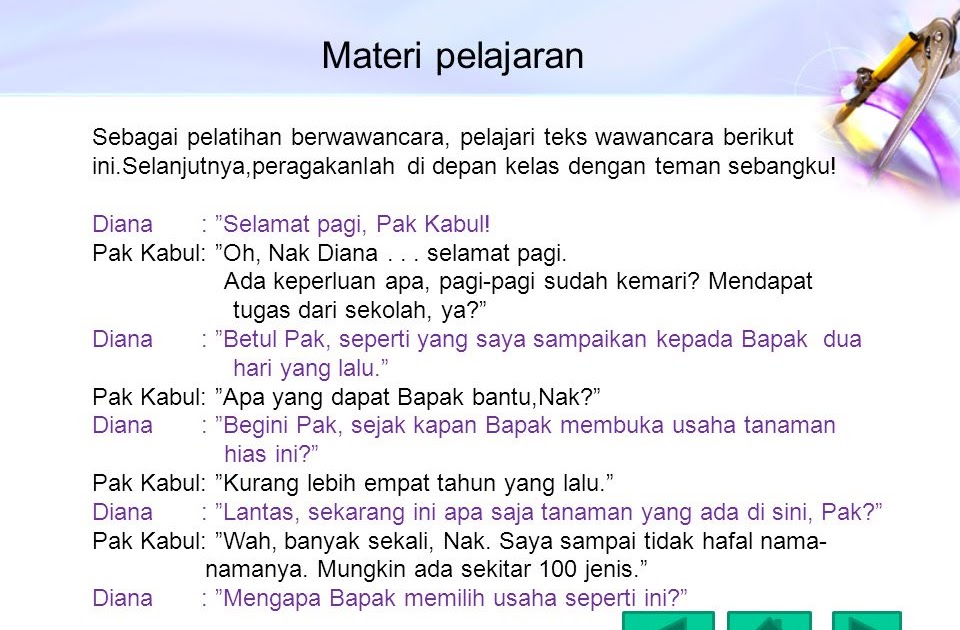 Contoh Soal Materi Wawancara Kelas 4 Sd