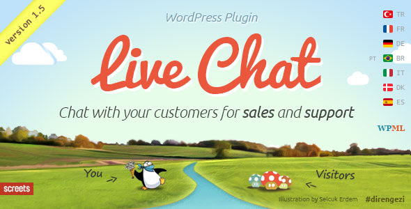 WordPress Live Chat Plugin v1.5 for Sales and Support WordPress Live Chat Plugin v1.5 for Sales and Support