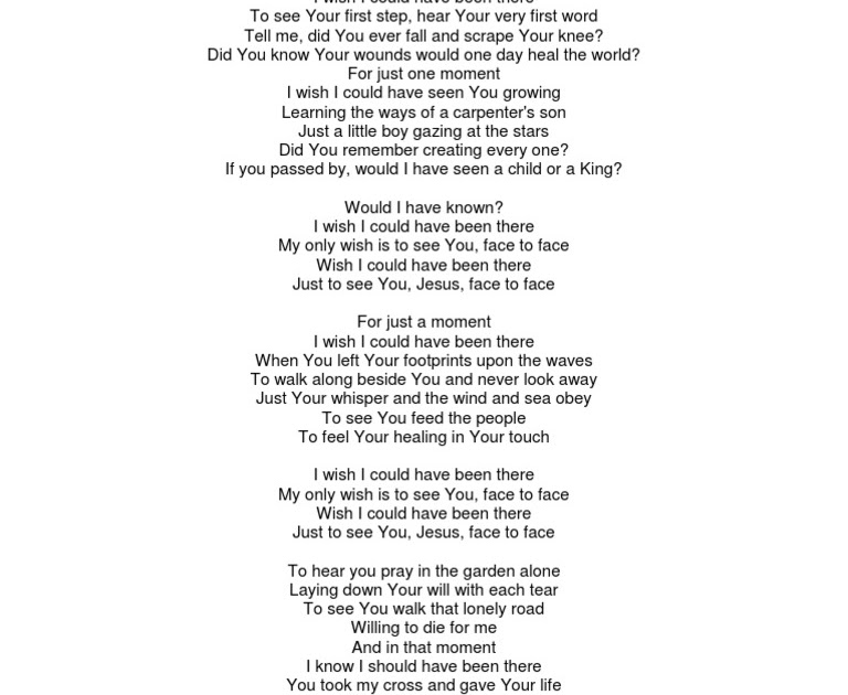 In Christ Alone Lyrics Brian Littrell / Though i could pride myself in