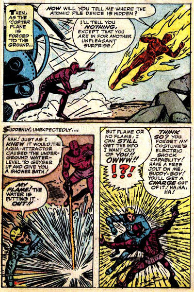 Then again, at this period in his career, Johnny Storm has even been defeated by the ear-wiggling power of Willie Lumpkin.