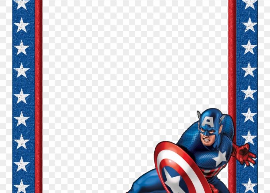 Tarpaulin Captain America Birthday Background