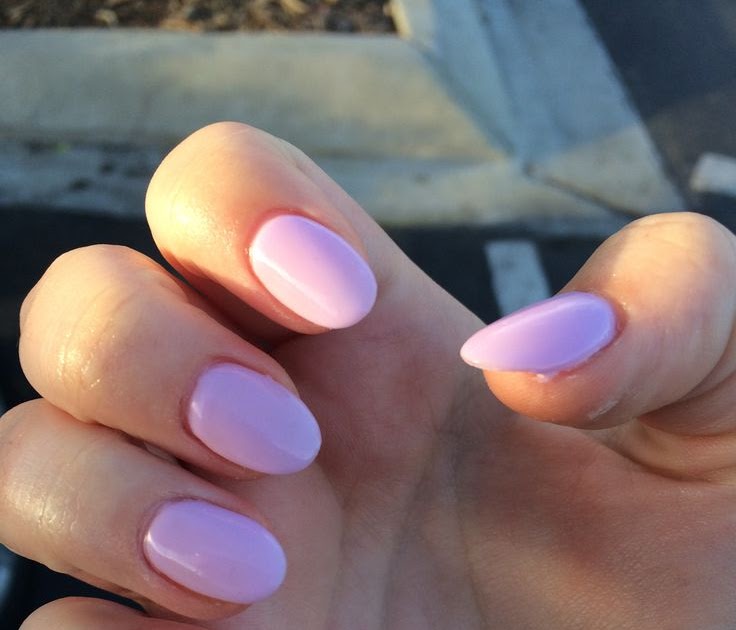 Almond Pink Acrylic Nails Short Nail And Manicure Trends