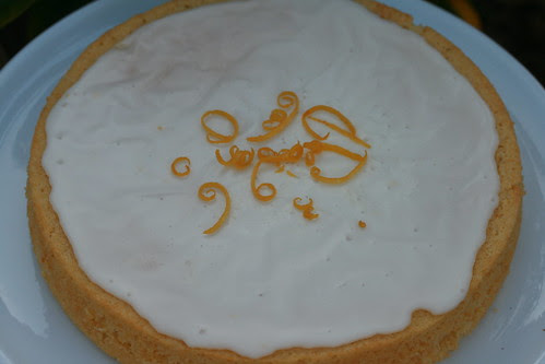 Lemon Cornmeal Cake with Lemon Glaze