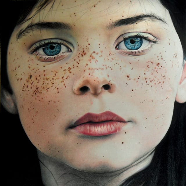 Amazing Color Pencil Portrait by Amy Robins Amazing Color Pencil Portrait by Amy Robins portraits photo realism drawing
