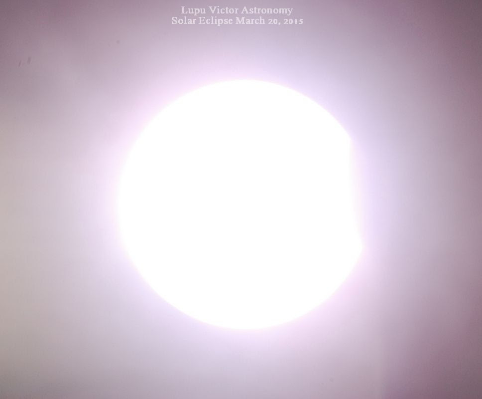 Imagini DSLR Nikon D80 Eclipsa parţială de Soare.