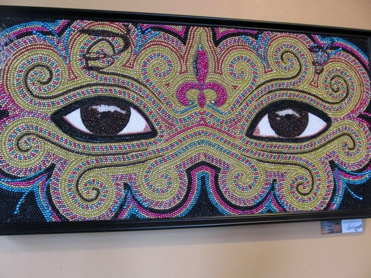 http://www.pinterest.com/pin/58828338856750187/ mardi gras bead art