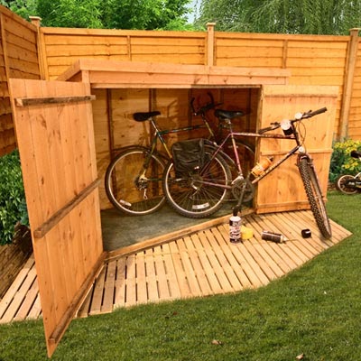 Tifany Blog: Look How to build a wooden bike shed