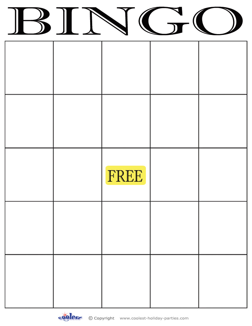 Free Bingo Generator Printable - High Resolution Printable In Blank Bingo Card Template Microsoft Word