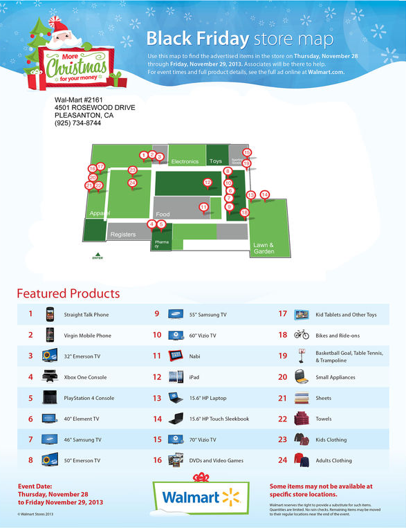 25 Walmart Store Map Black Friday Maps Online For You