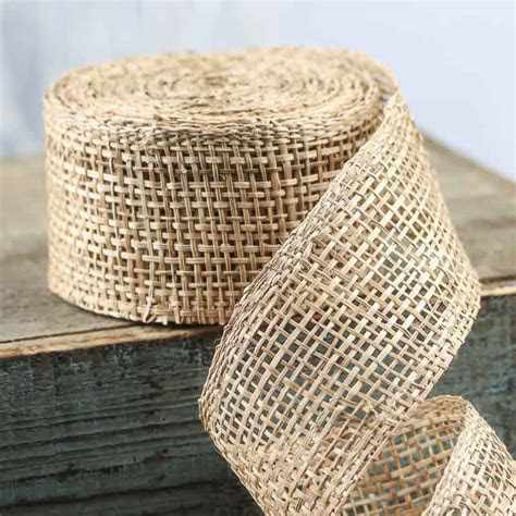 Natural Abaca Mesh Ribbon Ribbon and Trims Craft Supplies Natural Abaca Mesh Ribbon Ribbon and Trims Craft Supplies