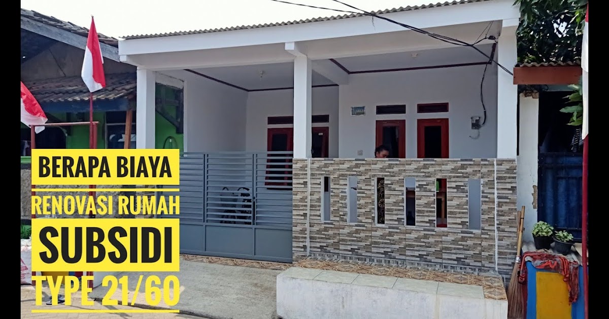 73+ Tren Gaya Renovasi Rumah Subsidi Type 36 60, Rumah Minimalis