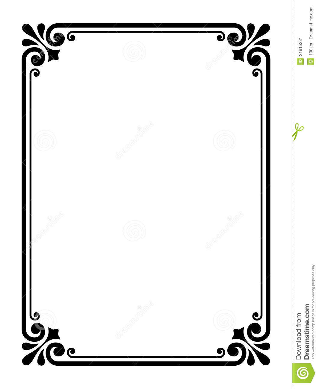 Black And White Paper Border Designs Booksaplentybookreiviews