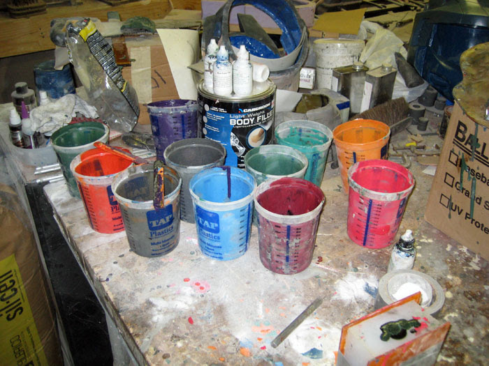 Colred Resin