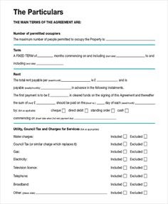 assignment for tenancy