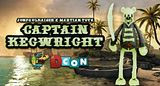 Martian Toys x Jon-Paul Kaiser - GID "Captain Kegwright" Dead Bear exclusive for Dcon 2017!!!