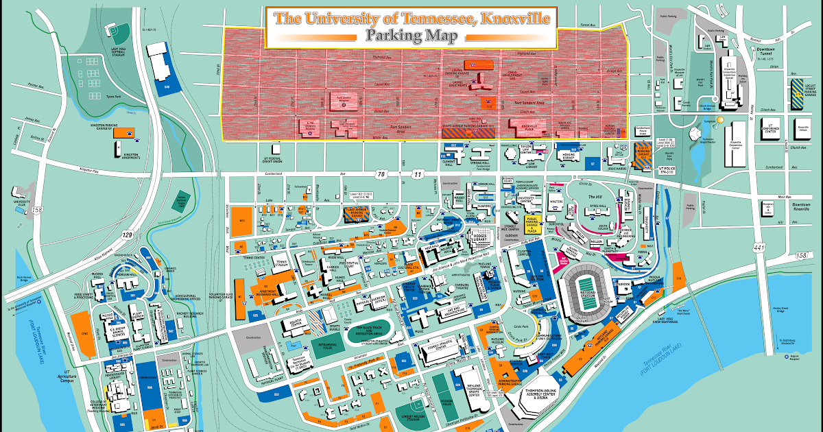 University Of Tn Campus Map