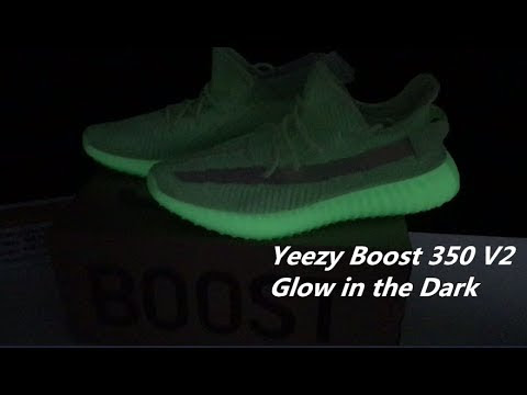 UNBOXING Deballage Yeezy 350 V2 Glow GID YouTube