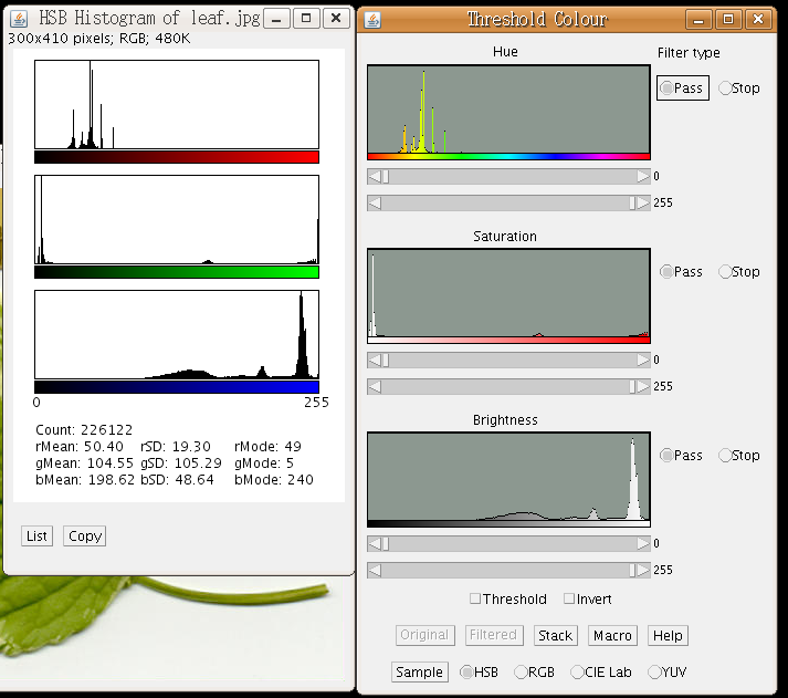 HSB Histogram