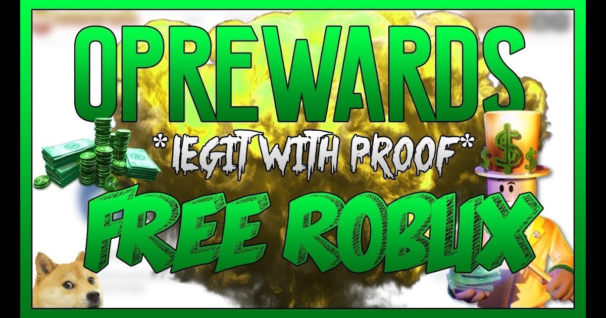Oprewards Robux - oprewards robux free accounts