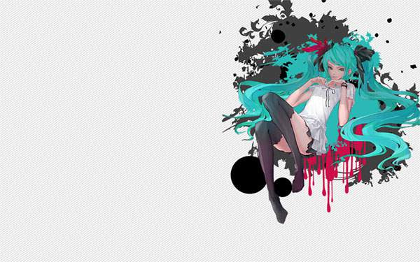 新着初音ミク 壁紙 シンプル 最高の花の画像