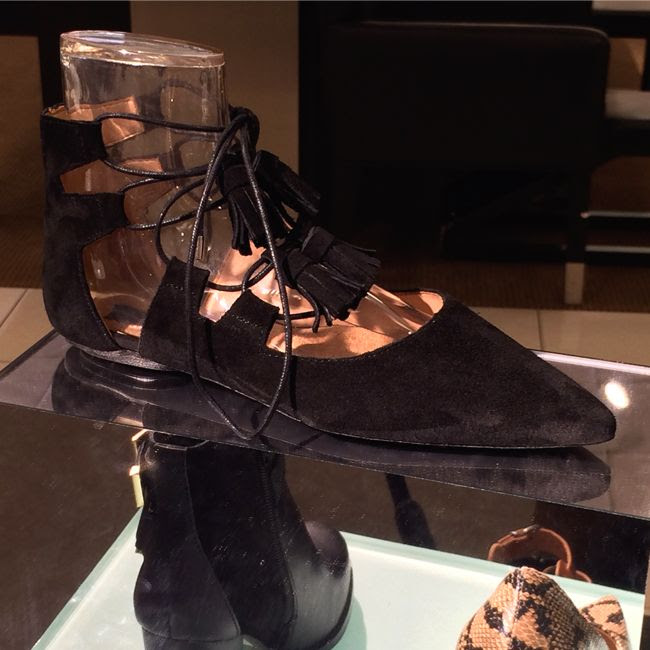 Topshop Lace Up Ballet Flats, lace up ballet flats look for less