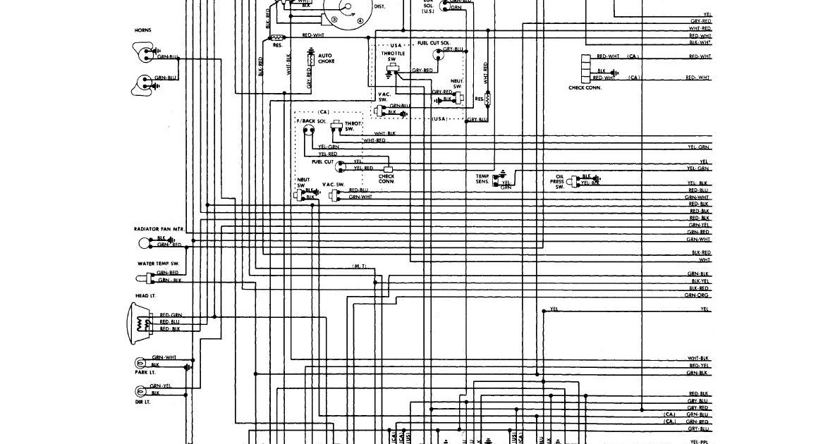 Nissan Sunny Electrical Wiring Diagram