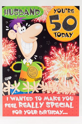 Husband 50th Humour Birthday Card | Birthday Cards
