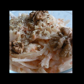 Not Mine -pear coleslaw salad