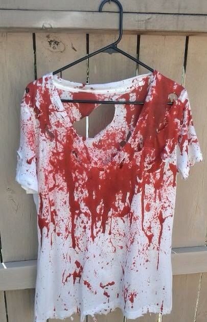 bloody shirt costume ideas