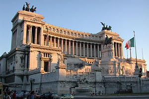 Monument of Vittorio Emanuele II in Rome, comm...