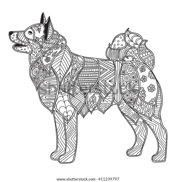 30 Dogs Coloring Pages For Adults - Free Printable Coloring Pages