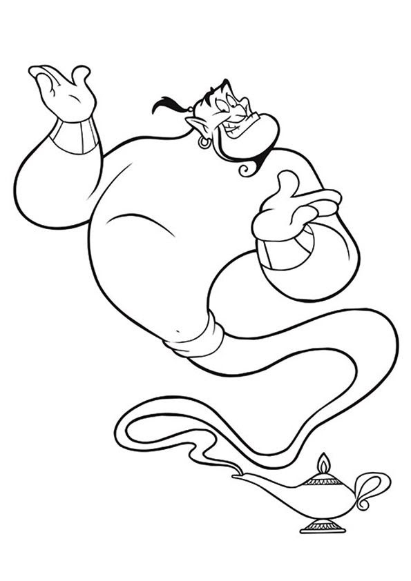 genie-coloring-pages