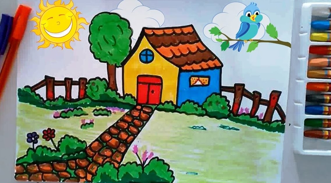 Basit Ev Resmi çizimi Ilosofia