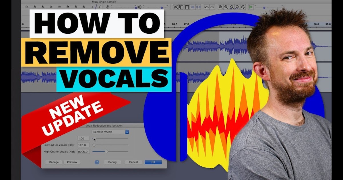 how to completely remove vocals from a any song